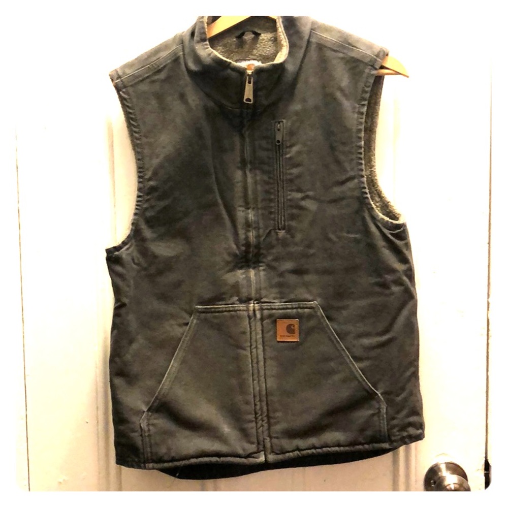 Carhartt grey utility vest